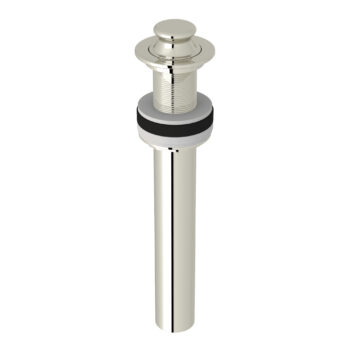 ROHL Lavatory Lift And Turn Drain Without Overflow In Polished Nickel