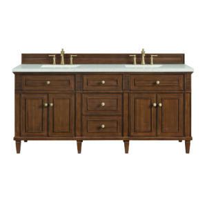 Lorelai 72"Double Vanity, Mid-Century Walnut