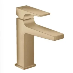 Hansgrohe Metropol Single-Hole Faucet 110 with Lever Handle and Pop-Up Drain, 1.2 GPM in Brushed Bronze