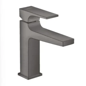 Hansgrohe Metropol Single-Hole Faucet 110 with Lever Handle and Pop-Up Drain, 1.2 GPM in Brushed Black Chrome
