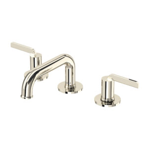 Riobel Authentica™ Widespread Lavatory Faucet With Low Spout In Polished Nickel