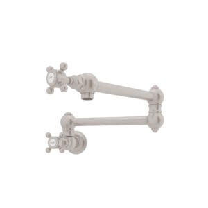 ROHL Pot Filler In Satin Nickel