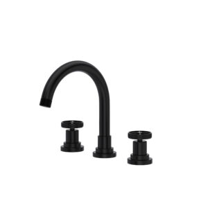 ROHL Campo™ Widespread Lavatory Faucet With C-Spout In Matte Black