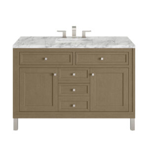 Chicago 48" Single Vanity, Walnut Whisper