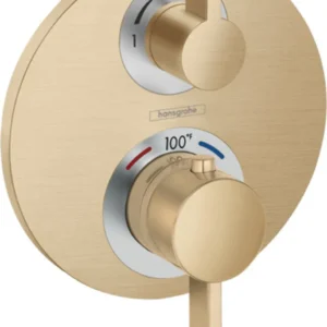 Hansgrohe Ecostat S Thermostatic Trim with Volume Control and Diverter in Chrome
