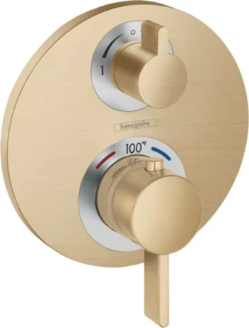 Hansgrohe Ecostat S Thermostatic Trim with Volume Control and Diverter in Chrome