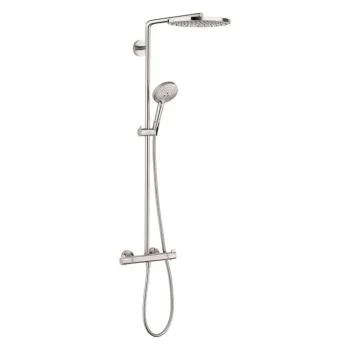 Hansgrohe Raindance Select S Showerpipe 240 2-Jet, 2.5 GPM in Brushed Nickel