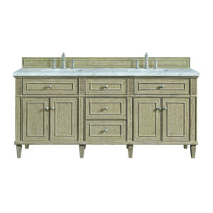 Lorelai 72" Double Vanity, Whitewashed Oak