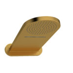 Riobel 22" x 9" Waterfall and rain showerhead In Brushed Gold