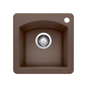 Blanco Diamond SILGRANIT 15" Dual Mount Bar Sink - Café