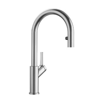 Blanco Urbena Pull-Down Dual-Spray Kitchen Faucet 1.5 GPM - Classic Steel