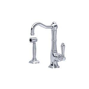 ROHL Acqui® Kitchen Faucet With Side Spray In Polished Chrome