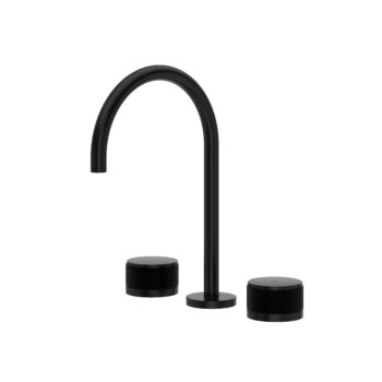 ROHL Amahle™ Widespread Lavatory Faucet With C-Spout In Matte Black