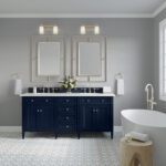Brittany 72" Double Vanity, Victory Blue