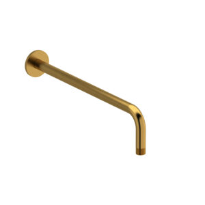 Riobel 16″ Wall Mount Shower Arm In Brushed Gold