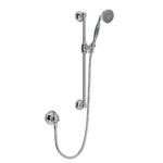 ROHL Handshower Set With 22" Slide Bar and Single Function Handshower In Polished Chrome