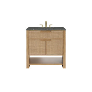 Solene 36" Single Vanity, Seaside Oak