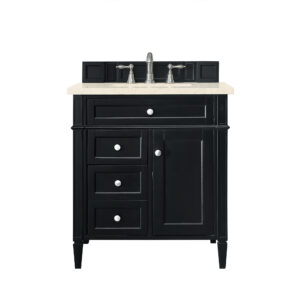 Brittany 30" Single Vanity, Black Onyx