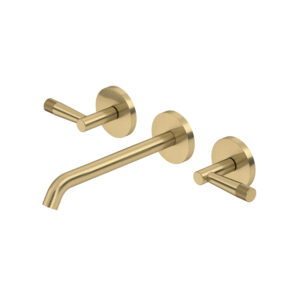 ROHL Amahle™ Wall Mount Lavatory Faucet Trim In Antique Gold