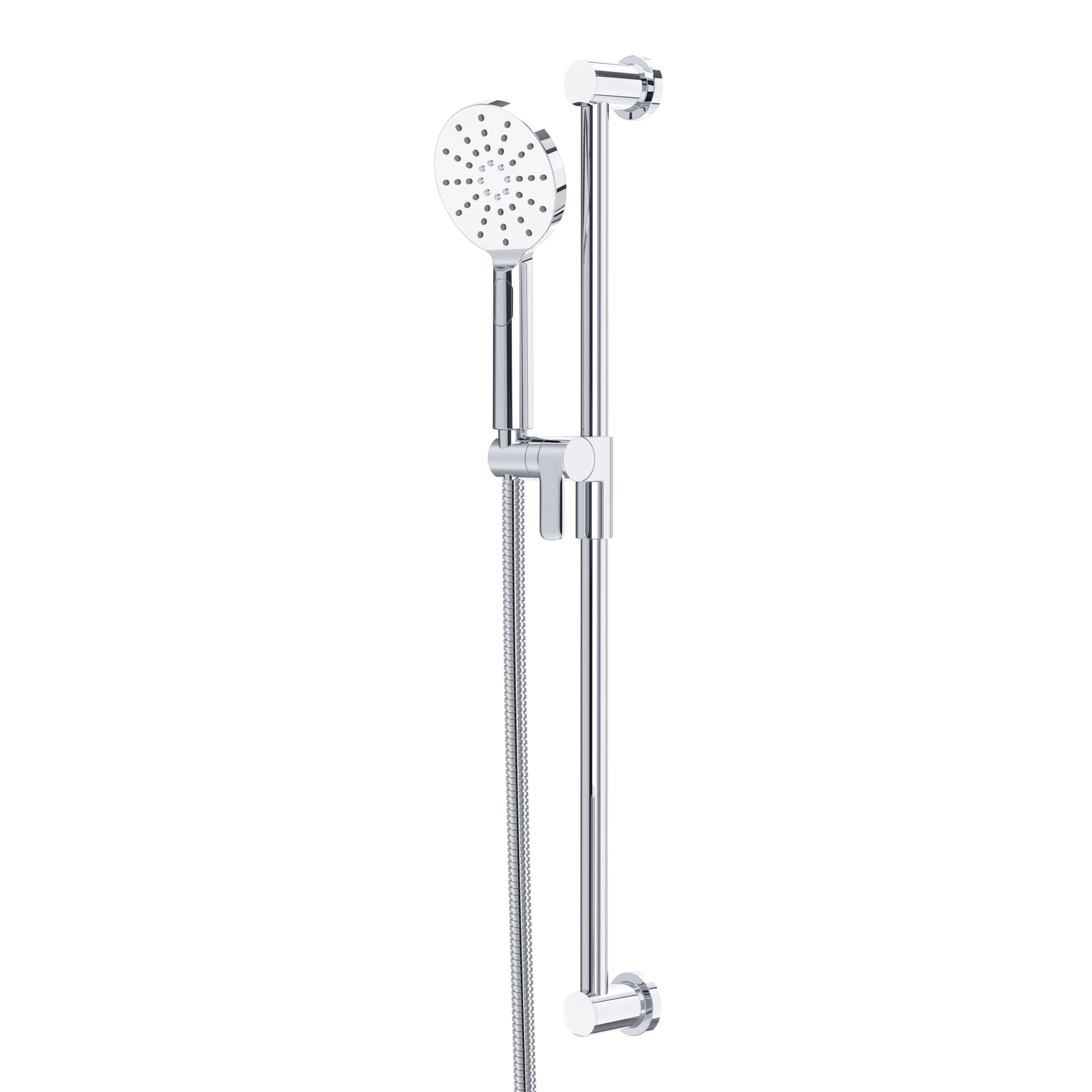Riobel Handshower Set With 31" Slide Bar and 4-Function Handshower In Chrome
