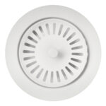 Blanco Color-Coordinated Metal Disposal Flange - White