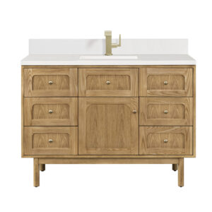 Laurent 48" Single Vanity, Light Natural Oak