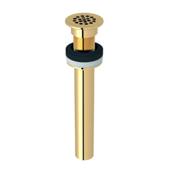 ROHL Lavatory Grid Drain Without Overflow In Unlacquered Brass