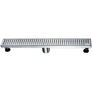 Dawn® Brisbane River Series – Linear Shower Drain 24″L In Polished satin