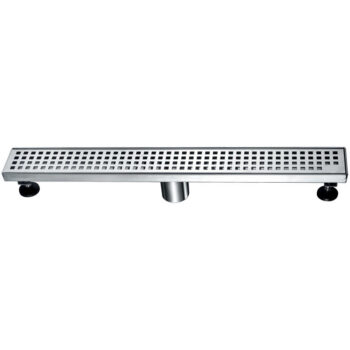 Dawn® Brisbane River Series - Linear Shower Drain 24"L In Polished satin