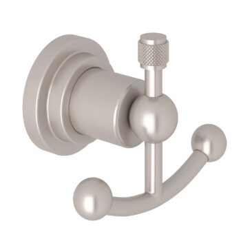 ROHL Campo™ Double Robe Hook In Satin Nickel