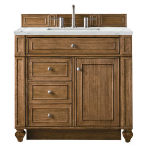 Bristol 36" Single Vanity, Saddle Brown