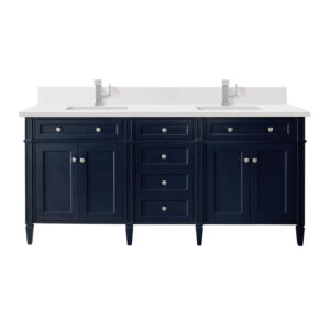 Brittany 72" Double Vanity, Victory Blue
