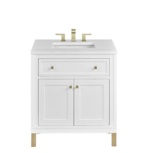 Chicago 30″ Single Vanity, Glossy White