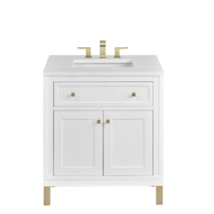 Chicago 30″ Single Vanity, Glossy White