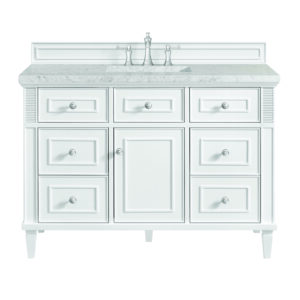 Lorelai 48" Single Vanity, Bright White