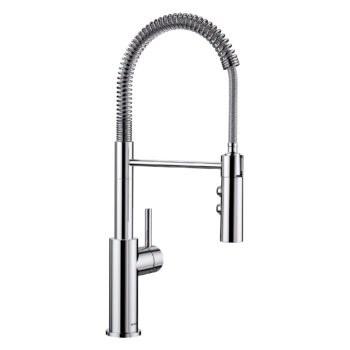 Blanco Catris Semi-Pro Pull-Down Dual-Spray Kitchen Faucet 1.5 GPM - Chrome
