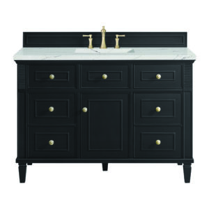 Lorelai 48" Single Vanity, Black Onyx