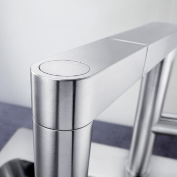 Blanco Panera Low Arc Pull-Out Dual-Spray Kitchen Faucet 1.5 GPM - Stainless Steel - Image 6