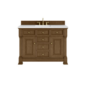 Brookfield 48" Single Vanity, Honey Oak