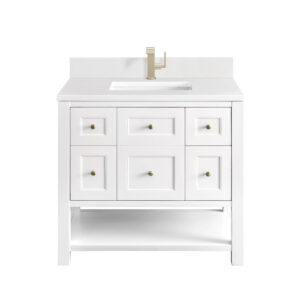 Breckenridge 36" Single Vanity, Bright White