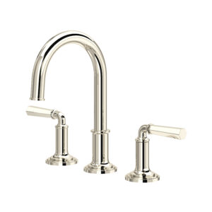 ROHL San Giovanni™ Widespread Lavatory Faucet With C-Spout In Polished Nickel