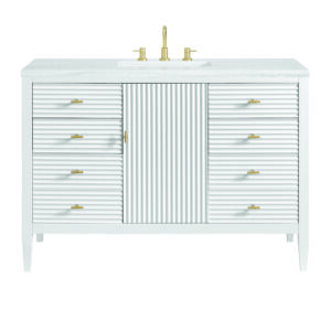 Myrrin 48" Single Vanity, Bright White