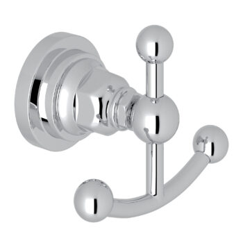 ROHL San Giovanni™ Double Robe Hook In Polished Chrome