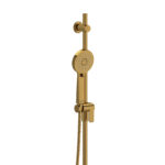 Riobel Handshower Set With 35" Slide Bar and 3-Function Handshower In Brushed Gold