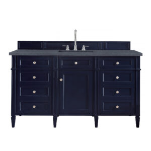 Brittany 60" Single Vanity, Victory Blue