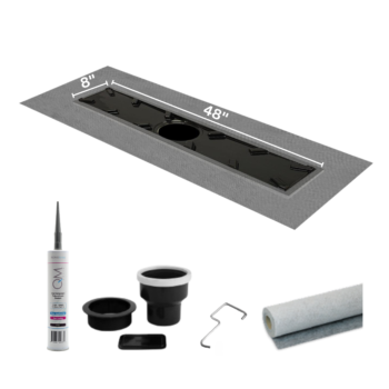 QM Invisible Linear Drain 48"