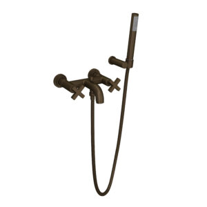 ROHL Lombardia® Exposed Wall Mount Tub Filler In Tuscan Brass