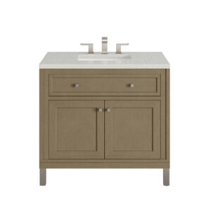 Chicago 36" Single Vanity, Walnut Whisper