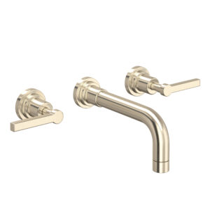 ROHL Lombardia® Wall Mount Lavatory Faucet Trim In Satin Nickel