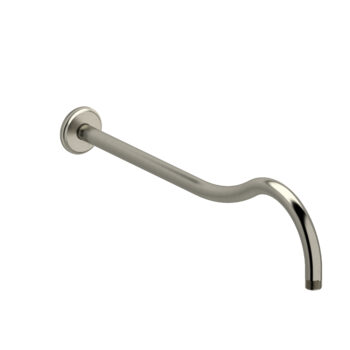Riobel 20" Wall Mount Shower Arm In Brushed Nickel